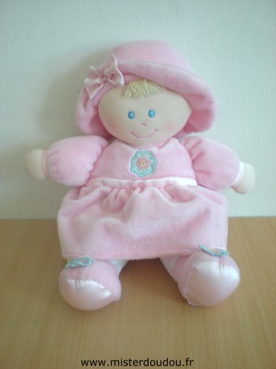 Doudou Poupée Kids preferred Rose 