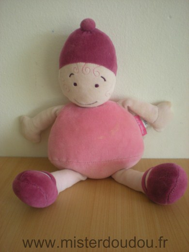 Doudou Poupée Marese Rose 