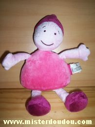 Doudou Poupée Marese Rose mauve 