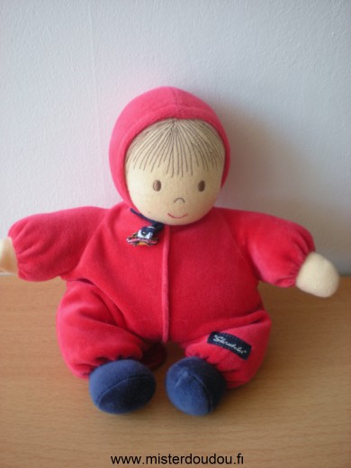 Doudou Poupée Sterntaler Rouge 