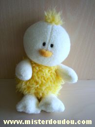 Doudou Poussin Luminou Jaune 