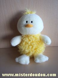 Doudou Poussin Luminou Jaune 