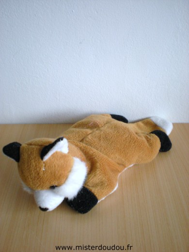Doudou Raton laveur 0 Marron noir ventre blanc 