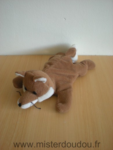 Doudou Renard Gipsy Marron blanc 