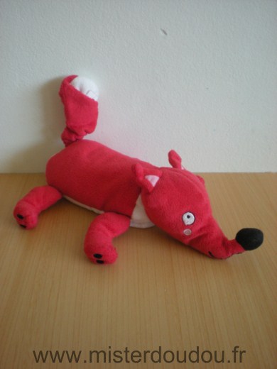 Doudou Renard Ikéa Rouge blanc 