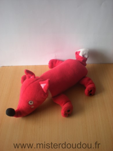 Doudou Renard Ikéa Rouge blanc 