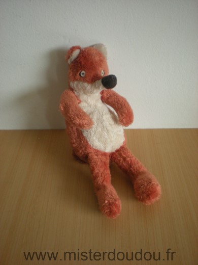 Doudou Renard Ikéa Roux ecru Petit modèle