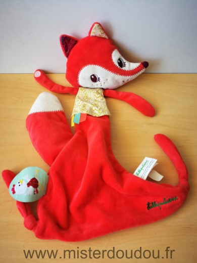 Doudou Renard Lilliputiens Orange 