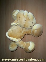 Doudou Rhinocéros Noukie s Beige 