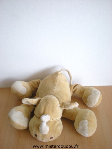 Doudou Rhinocéros Noukie s Beige 