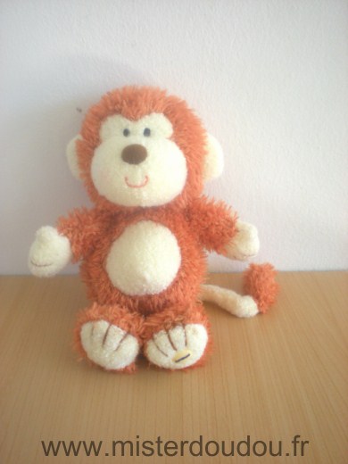 Doudou Singe Luminou Marron 