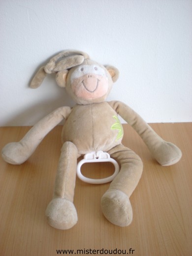 Doudou Singe Prémaman Beige 