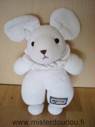 Doudou Souris Ajena Blanc 