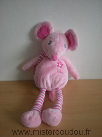 Doudou Souris Arthur et lola Rose lola 