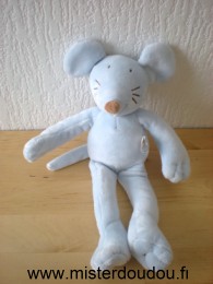 Doudou Souris Bawi Bleu Marque bawi le petit nouveau