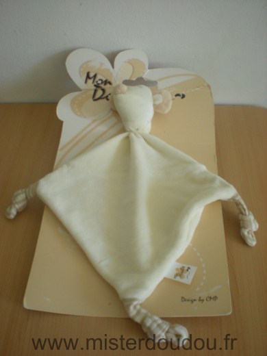 Doudou Souris Cmp Beige ecru 