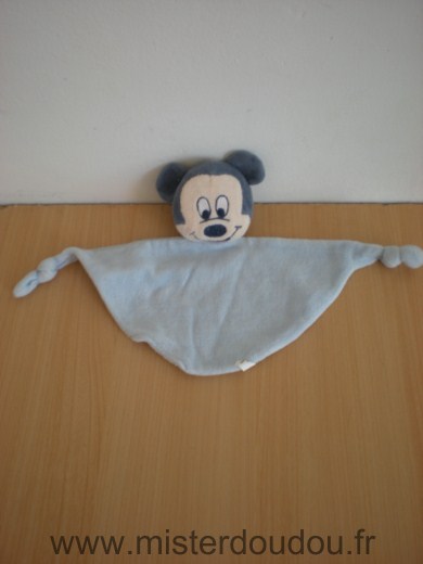 Doudou Souris Disney Bleu 