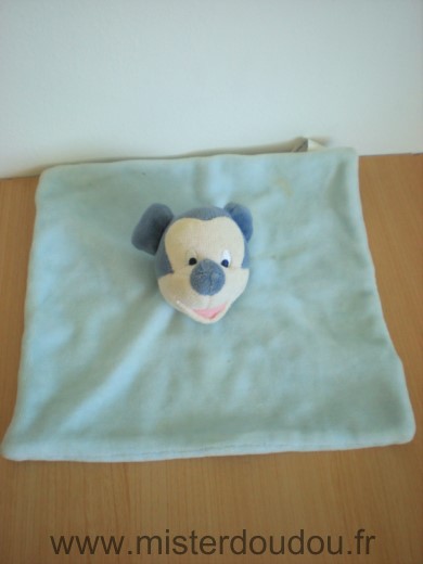 Doudou Souris Disney Bleu 