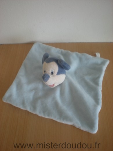 Doudou Souris Disney Mickey bleu 