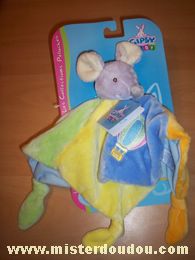 Doudou Souris Gipsy Multicolore 