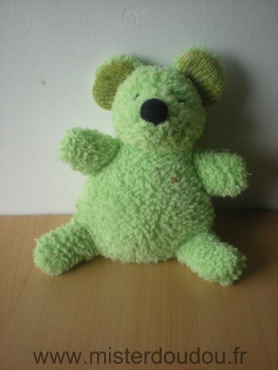 Doudou Souris Gipsy Vert 