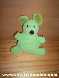 Doudou Souris Gipsy Vert 