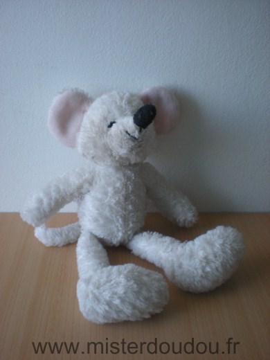 Doudou Souris Gund Blanc 