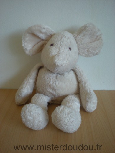 Doudou Souris Happy horse Beige 