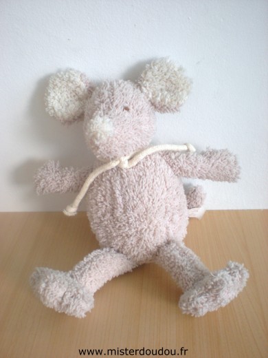 Doudou Souris Happy horse Beige 