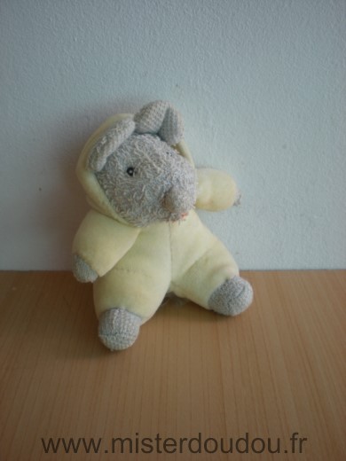 Doudou Souris Ikéa Gris jaune 