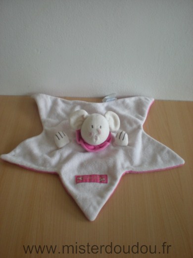 Doudou Souris Jacadi Rose 