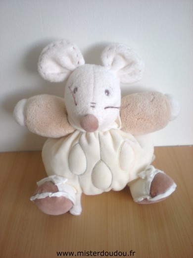 Doudou Souris Kaloo Beige ecru 