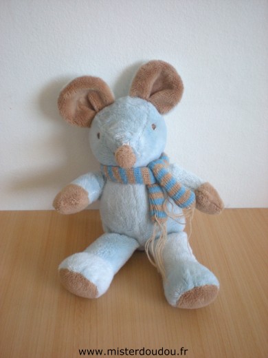 Doudou Souris - Marque non connue - Bleu 