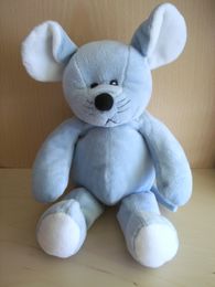 Doudou Souris - Marque non connue - Gris blanc Oreilles font bruit de papier