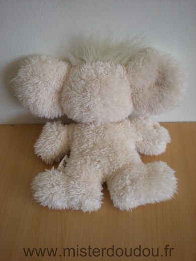 Doudou Souris Nature et découvertes Chuchi ecru 