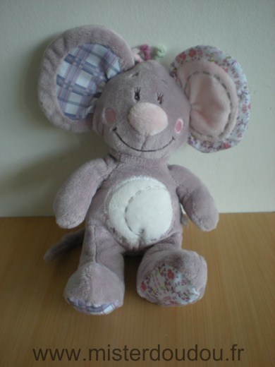 Doudou Souris Noukie s Mauve 