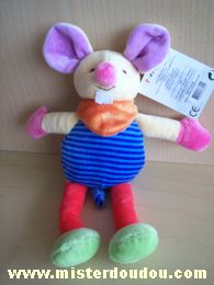 Doudou Souris Playkids Multicolore 