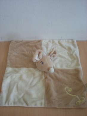 Doudou Souris Pralines leonidas Ecru beige 