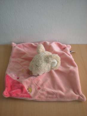 Doudou Souris Tex Rose 