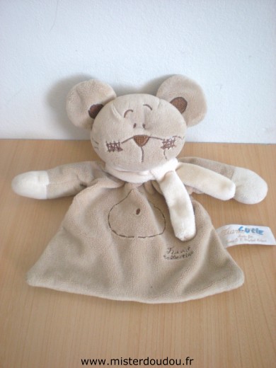 Doudou Souris Tiamo Beige 