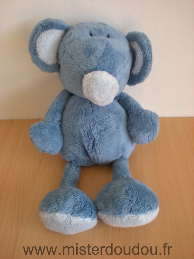 Doudou Souris Ty Bleue 