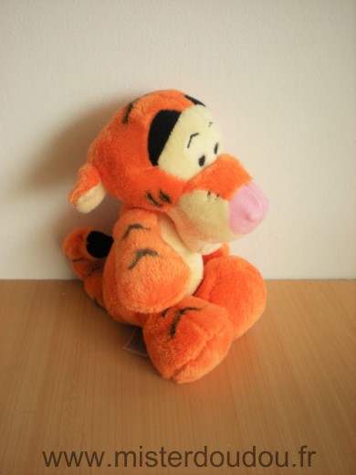 Doudou Tigre Disney Bebe tigrou orange 