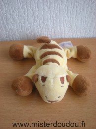Doudou Tigre Noukie s Jaune marron Petit modèle