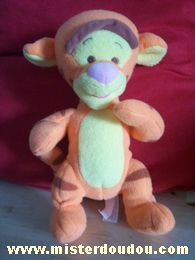 Doudou Tigre - marque non connue - Orange jaune Bébé tigrou 
baby tigger