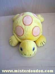 Doudou Tortue Babygella Jaune points oranges 