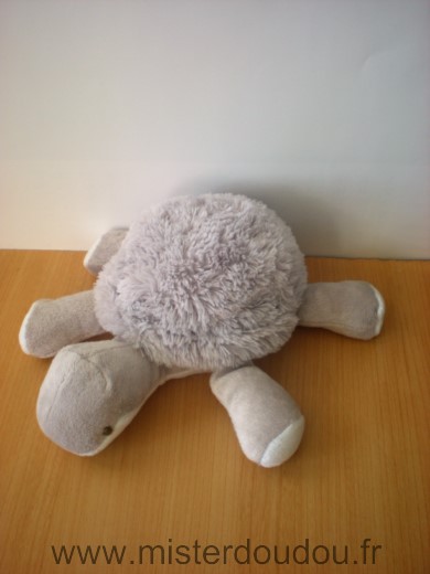 Doudou Tortue Bnp Gris 