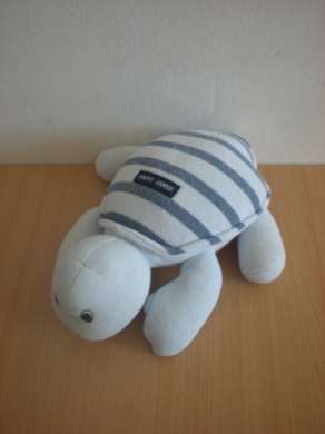 Doudou Tortue Saint james Bleu 