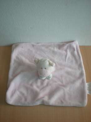 Doudou Vache 0 Rose 