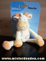 Doudou Vache Amtoys Jaune / orange 