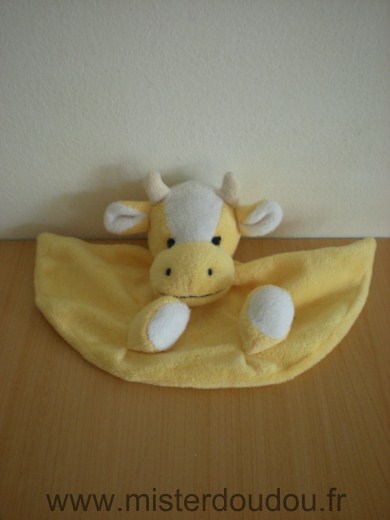 Doudou Vache Artimport Jaune blanc 